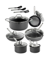 GOTHAM STEEL PROFESSIONAL 2X HARD ANODIZED ULTRA CERAMIC 15-PIECE COOKWARE SET