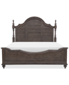 MACY'S MANDEVILLE LOUVERED CALIFORNIA KING BED