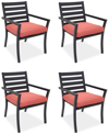 AGIO ASTAIRE OUTDOOR 4-PC DINING CHAIR BUNDLE SET