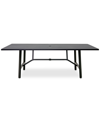 AGIO ASTAIRE 84" X 42" RECTANGLE OUTDOOR SLAT TOP DINING TABLE