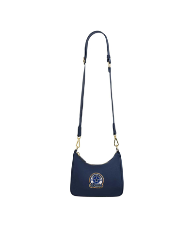 Stoney Clover Women's  Dallas Cowboys Curved Crossbody Bag In Navy