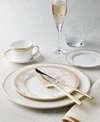 Vera Wang Wedgwood Macys  Lace Gold Bridal Table Collection In No Color