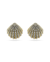 Swarovski Idyllia Stud Earrings In Gold