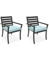 AGIO ASTAIRE OUTDOOR 2-PC DINING CHAIR BUNDLE SET