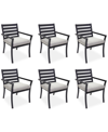 AGIO ASTAIRE OUTDOOR 6-PC DINING CHAIR BUNDLE SET