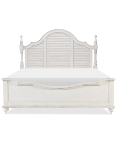 MACY'S MANDEVILLE LOUVERED CALIFORNIA KING BED