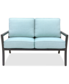 Agio Astaire Outdoor Loveseat In Spa Light Blue