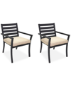 AGIO ASTAIRE OUTDOOR 2-PC DINING CHAIR BUNDLE SET