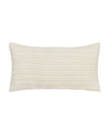 Piper & Wright Lillian Boudoir Decorative Pillow, 12" X 24" In Cream