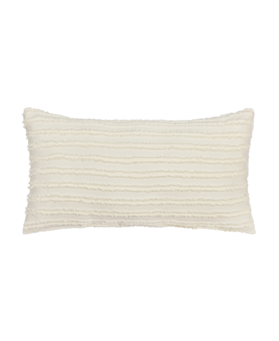 Piper & Wright Lillian Boudoir Decorative Pillow, 12" X 24" In Cream