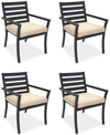 AGIO ASTAIRE OUTDOOR 4-PC DINING CHAIR BUNDLE SET