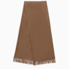Apc Alix Brodée Logo-embroidered Scarf
