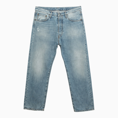 Acne Studios Light Washed-out Denim Jeans In Blue