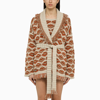 Alanui Hawa Mahal Patterned-intarsia Cardigan