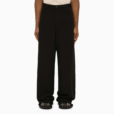 BALENCIAGA BALENCIAGA BLACK BAGGY TROUSERS