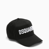 DSQUARED2 DSQUARED2 BLACK BASEBALL CAP WITH LOGO