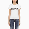 DSQUARED2 DSQUARED2 WHITE COTTON T SHIRT WITH LOGO