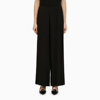 Federica Tosi Full Length Wide Leg Trousers In Viscose
