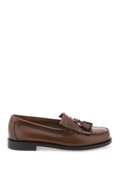 Gh Bass G.h. Bass Esther Kiltie Weejuns Loafers In Brown