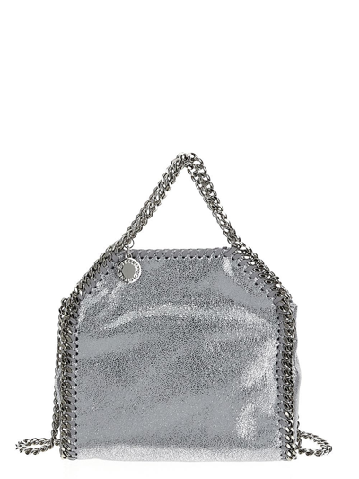 Stella Mccartney Falabella Tiny Tote Bag In Metallic