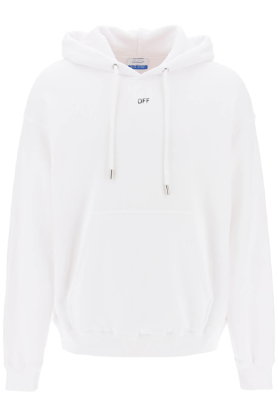 OFF-WHITE OFF WHITE SKATE HOODIE WITH OFF LOGO