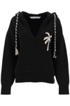 PALM ANGELS PALM ANGELS PALM KNITTED HOODIE