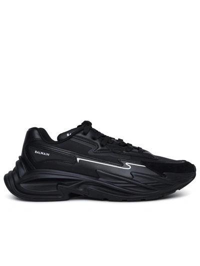 Balmain B-dr4g0n Panelled Sneakers In Black