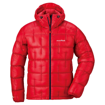 Pre-owned Montbell Plasma 1000 Alpine Down Parka Navy Red Bk Lightweight Insulation