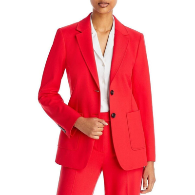 Pre-owned Kobi Halperin Women's Waverly Two-button Blazer Jacket Xl B4hp In Red