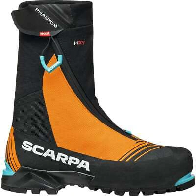 Pre-owned Scarpa Phantom Tech Hd Mountaineering Boot Black/bright Orange, 44.0