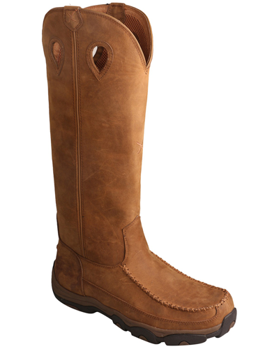 Pre-owned Twisted X Men's 17&quot; Viperguard Waterproof Snake Boot - Mhkwbs1 In Brown