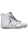 GOLDEN GOOSE GOLDEN GOOSE WOMAN GOLDEN GOOSE 'FRANCY' WHITE LEATHER SNEAKERS