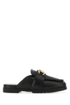 GUCCI GUCCI WOMAN BLACK LEATHER SLIPPERS