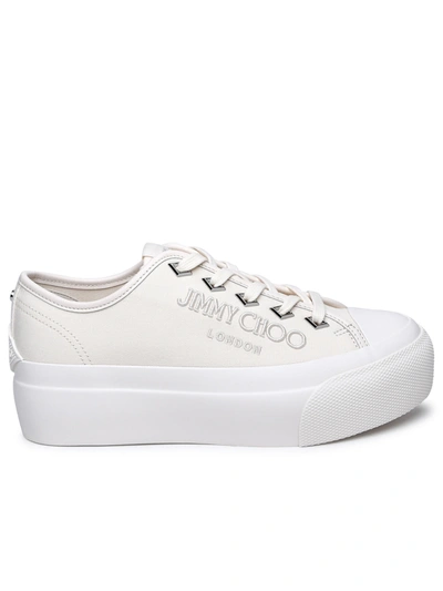 Jimmy Choo Woman Trainer Palma In White