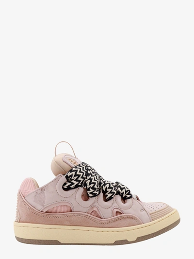 LANVIN LANVIN PARIS WOMAN CURB WOMAN PINK SNEAKERS