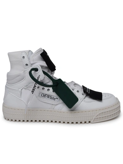 Off-white Off Court 3.0 Sneakers In White Leather And Fabric Blend
