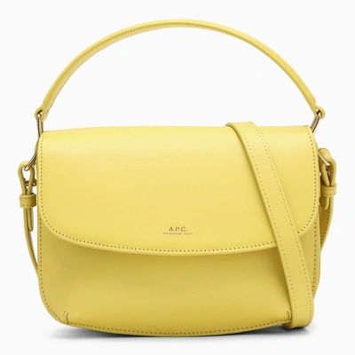 A.p.c. Sarah Yellow Leather Shoulder Bag