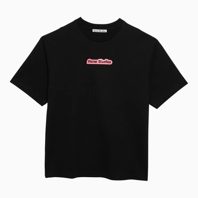 Acne Studios Cotton T-shirt In Black