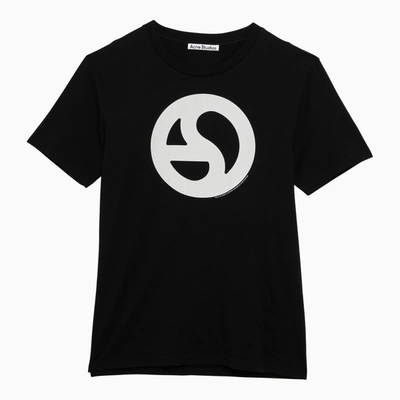 Acne Studios T-shirt With Logo In Black