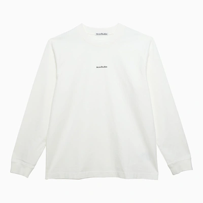 Acne Studios Classic T-shirt With Logo In White