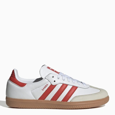 ADIDAS ORIGINALS ADIDAS ORIGINALS LOW SAMBA OG WHITE/RED TRAINER