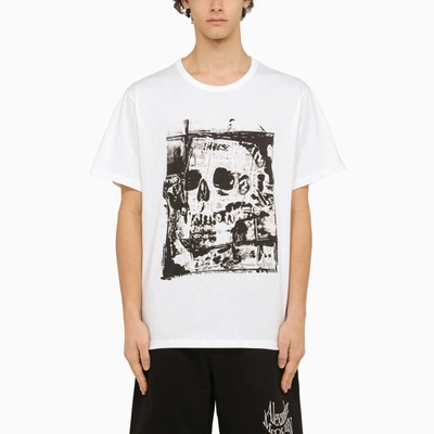 Alexander Mcqueen Alexander Mc Queen T Shirt Crew Neck Short Sleeve In White