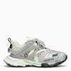 BALENCIAGA BALENCIAGA TRACK GREY/BLUE/GREEN MESH AND NYLON TRAINER