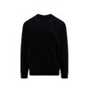 Burberry Logo-embroidered Pullover Sweatshirt In Black