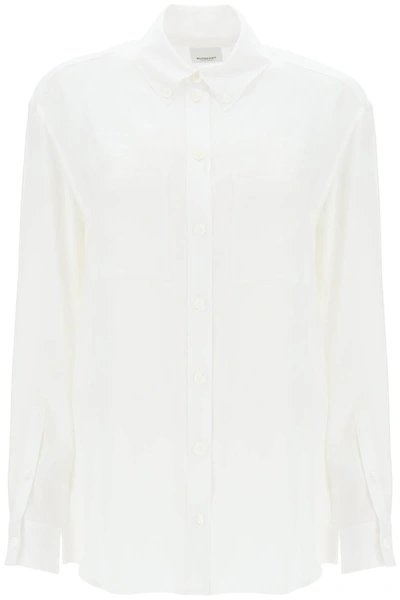 Burberry Ivanna Shirt With Ekd Pattern In White