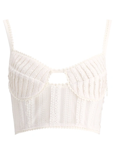 Charo Ruiz Ibiza Doumy Top In White