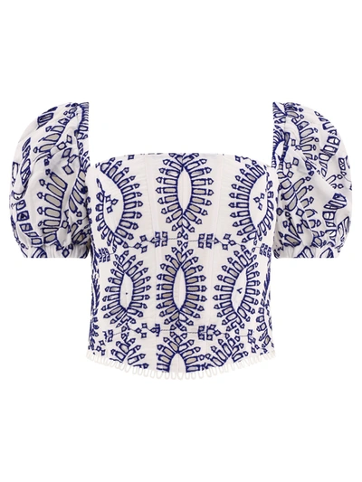 Charo Ruiz Ibiza Nivak Top In Blue