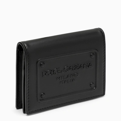 Dolce & Gabbana Dolce&gabbana Black Leather Wallet With Logo
