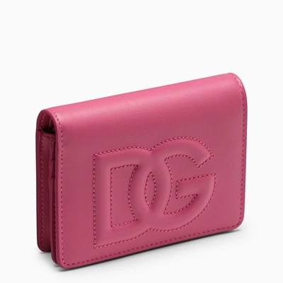 Dolce & Gabbana Dolce&gabbana Small Wisteria Leather Wallet