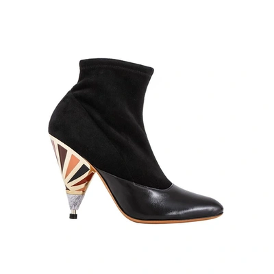 Givenchy Leather Ankle Boots In Multi